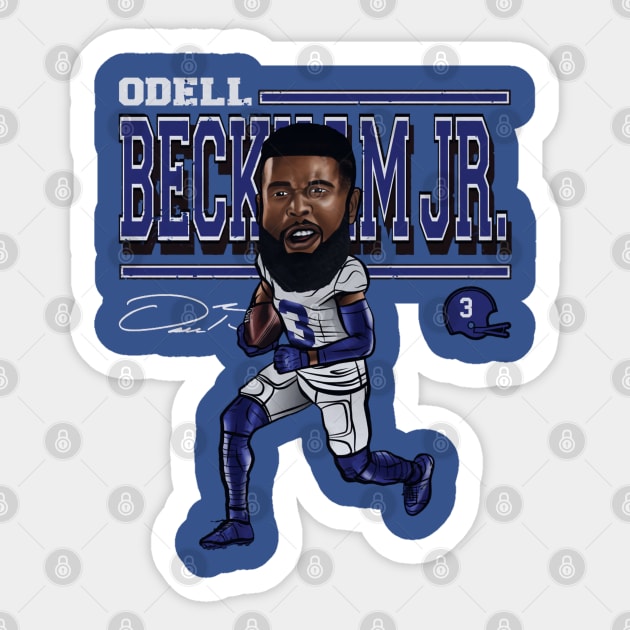 Odell Beckham Jr. Los Angeles R Cartoon Sticker by Buya_Hamkac